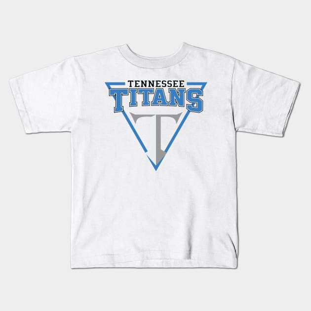 Retro Titans Kids T-Shirt by Cemploex_Art